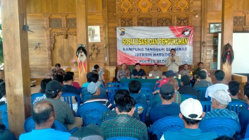 Edukasi Bahaya Narkoba di Trembulrejo, Polres Blora Perketat Pencegahan