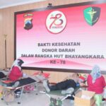 Hari Bhayangkara ke-78, Polres Blora dan PMI Gelar Donor Darah untuk Kemanusiaan