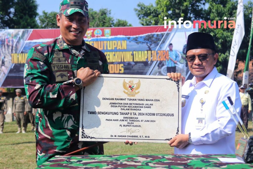 Penutupan TMMD Sengkuyung Tahap II 2024 di Desa Puyoh Berjalan Sukses