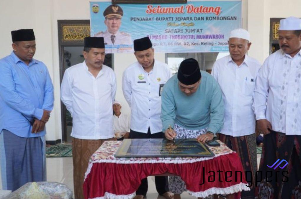 Pj Bupati Jepara Resmikan Masjid Thoriqotul Munawaroh di Desa Klepu