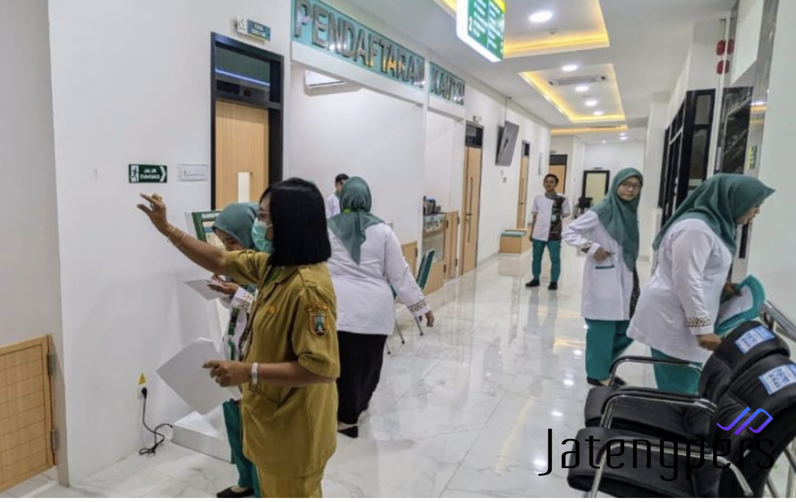 Jelang Peresmian, Dinas Kesehatan Rembang Lakukan Visitasi Klinik Pratama Ibnu Cholil