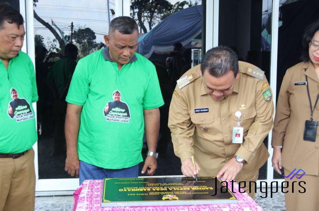 Bupati Blora Arief Rohman Resmikan Pelatihan Pupuk Organik dan Gerakan Pemanfaatan Kohe di Sarimulyo