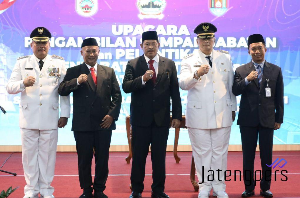 Pj Bupati Pati dan Cilacap Resmi Dilantik