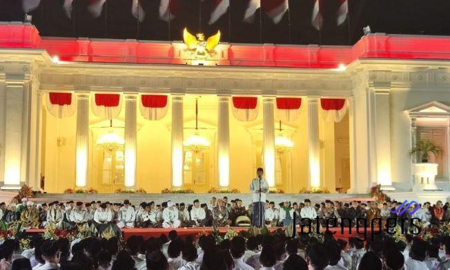 Presiden Jokowi-Wapres Ma’ruf Ikuti Dzikir dan Doa Kebangsaan HUT RI