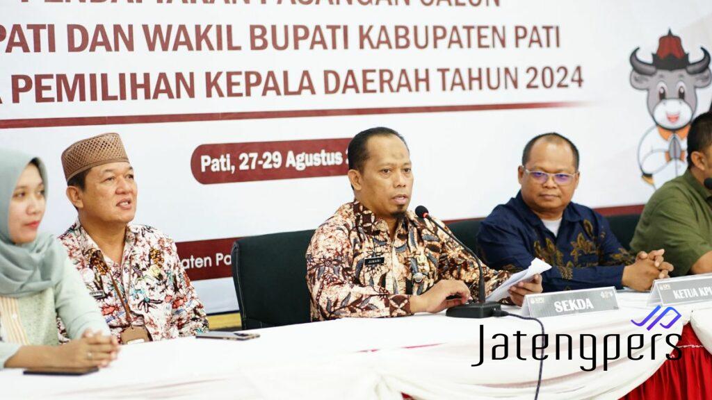 Sekda Pati Resmi Buka Pendaftaran Calon Bupati 2024, Pilkada Demokratis Jadi Prioritas