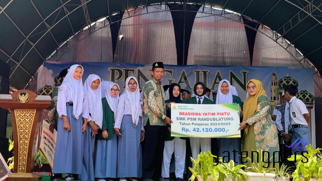 Beasiswa Rp58 Juta untuk Siswa Yatim Piatu di HUT ke-81 PSM Randublatung