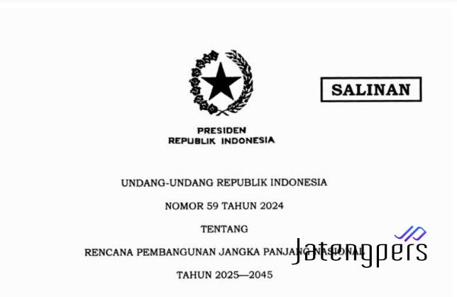 Jokowi Tanda Tangani UU Rencana Pembangunan Jangka Panjang Nasional 2025-2045