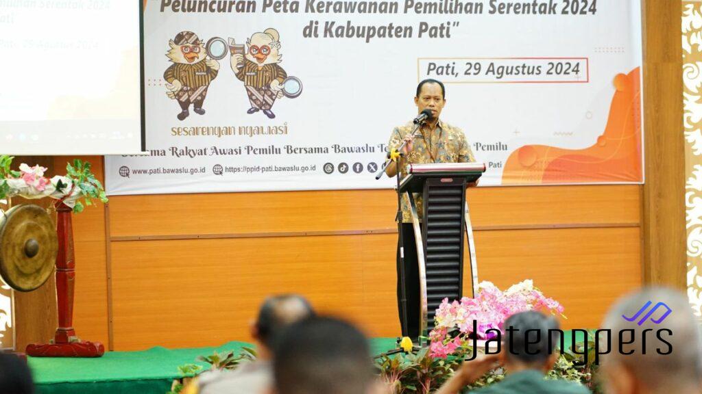 Peluncuran Peta Kerawanan Pemilihan Serentak 2024 di Kabupaten Pati