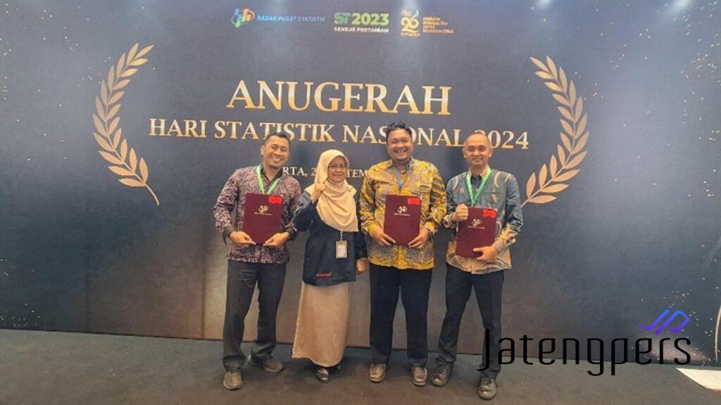 Pemkab Rembang Raih Penghargaan Kategori Baik di Hari Statistik Nasional 2024