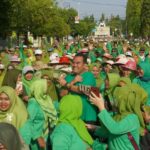 Ribuan Kader Muslimat NU Padati Alun-Alun Blora di Harlah ke-78