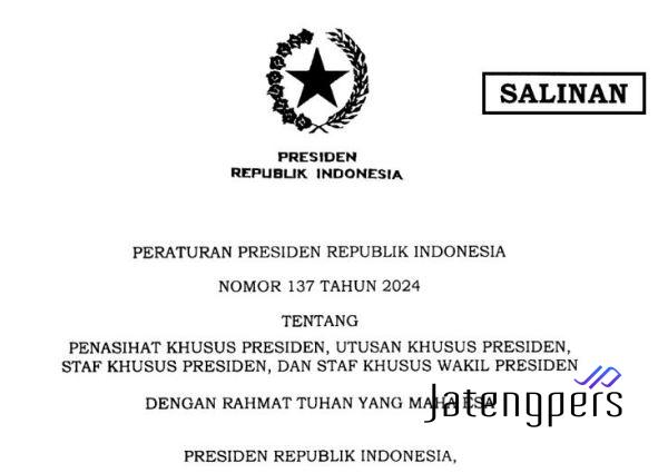 Jokowi Tetapkan Perpres Keberadaan Penasihat hingga Utusan Presiden