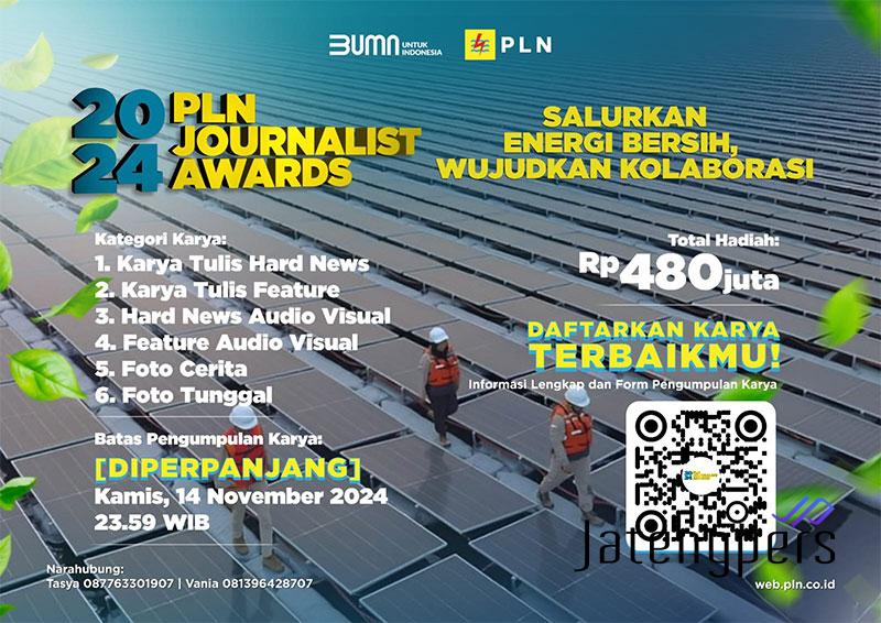 Banjir Peminat, Pendaftaran PLN Journalist Award 2024 Diperpanjang