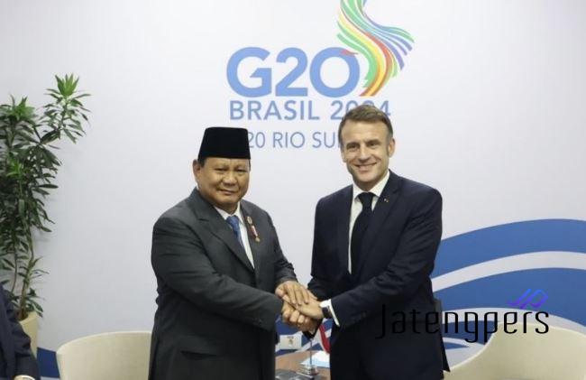 Bilateral Prabowo-Macron Bahas Kerja Sama Ekonomi dan Alutsista