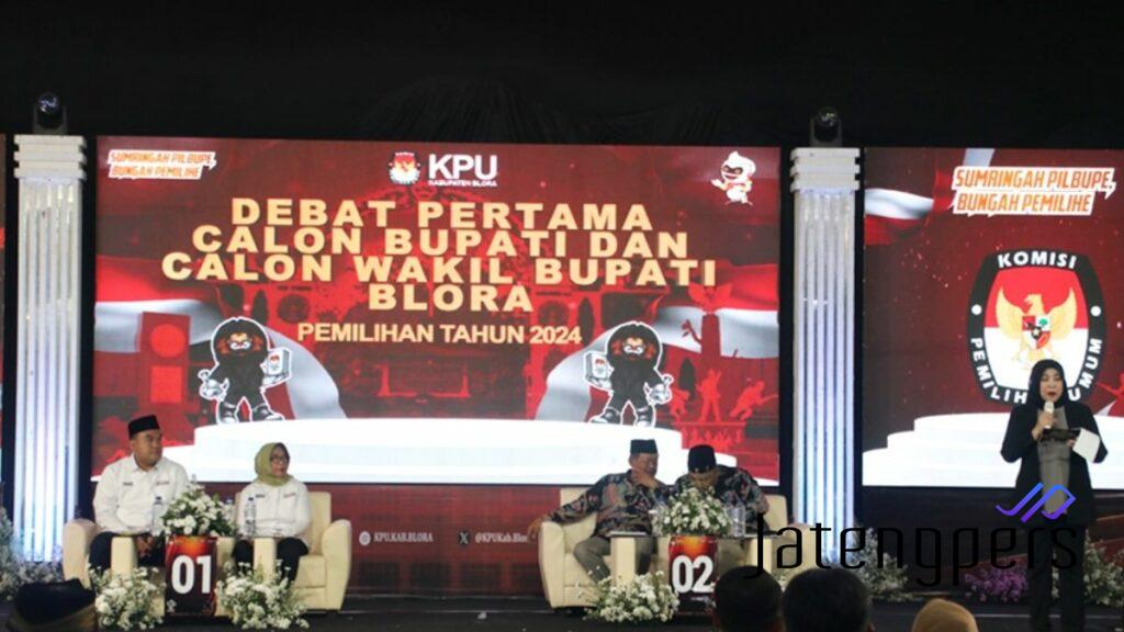 Debat Publik Perdana Pilkada Blora 2024