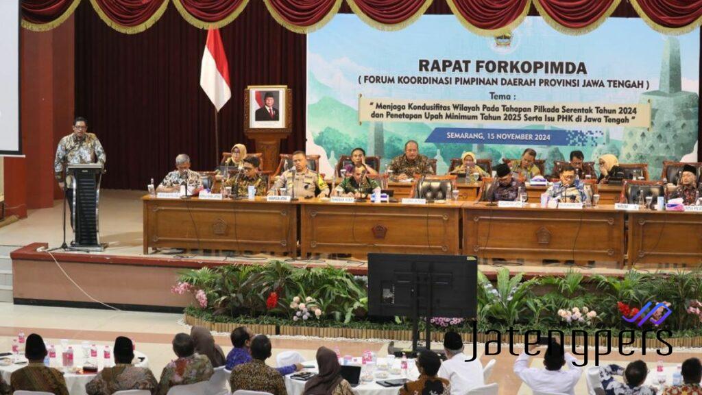 Jelang 12 Hari Pilkada 2024, Pemprov Jateng Pastikan Kondusivitas Wilayah