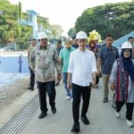 Wapres Gibran Rakabuming dan Pj Gubernur Nana Sudjana Tinjau Proyek Revitalisasi GOR Manahan