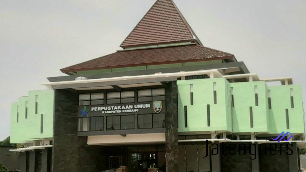 Pembangunan Gedung Perpustakaan Umum Rembang Dikebut Hingga Lembur