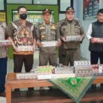 Satpol PP Rembang dan Bea Cukai Kudus Sita 8.420 Batang Rokok Ilegal dalam Operasi Gabungan