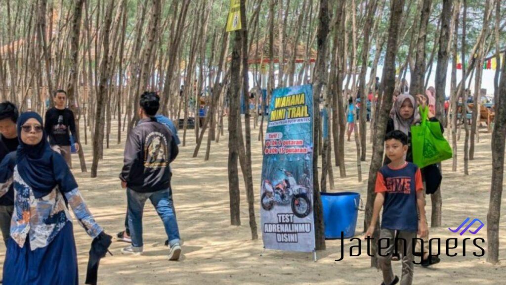 Lonjakan Wisatawan di Pantai Pasir Putih Wates Selama Libur Nataru Mencapai 100%