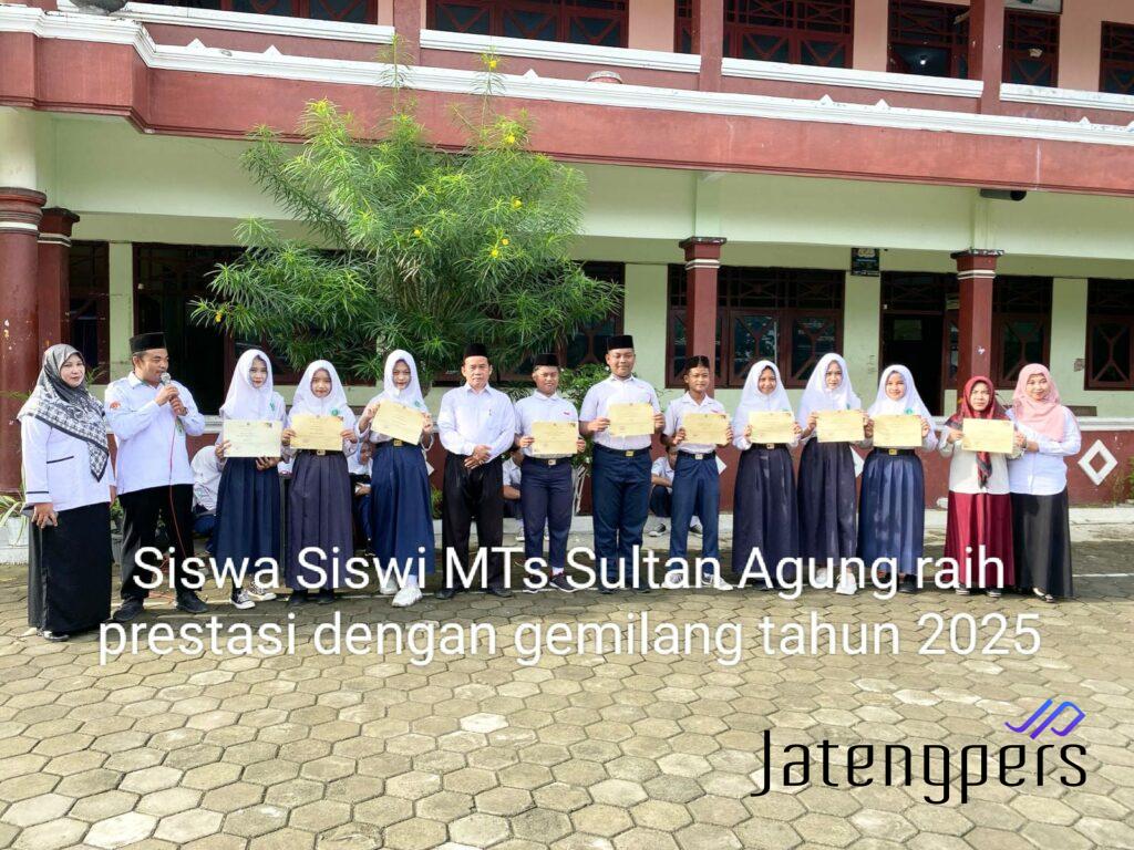 Siswa – Siswi MTs Sultan Agung Sukolilo Kembali Mendulang Prestasi