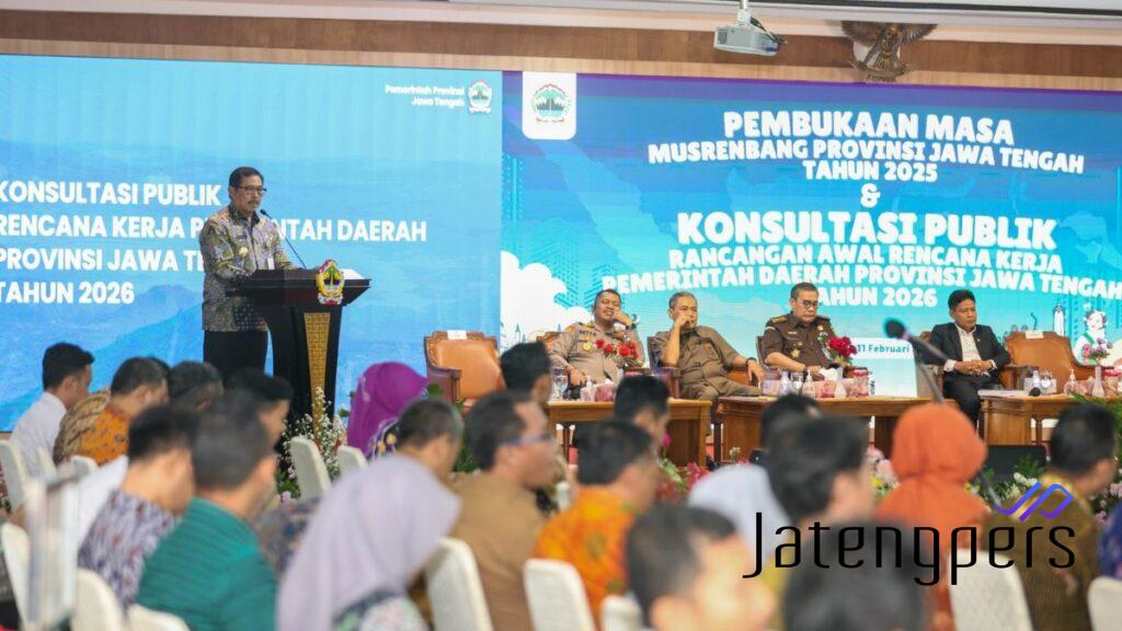 Pj. Gubernur Jateng Buka Musrenbang RKPD 2026, Mantapkan Jateng sebagai Penumpu Pangan dan Industri