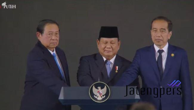 Prabowo, Jokowi dan SBY Tekan Tombol Bersama Luncurkan Danantara