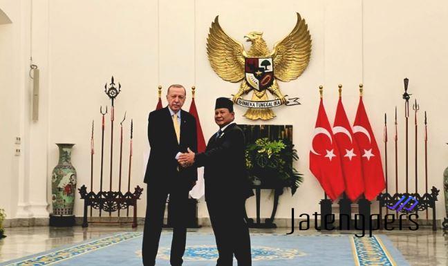 Prabowo Terima Kunjungan Kenegaraan Presiden Turki di Istana Bogor