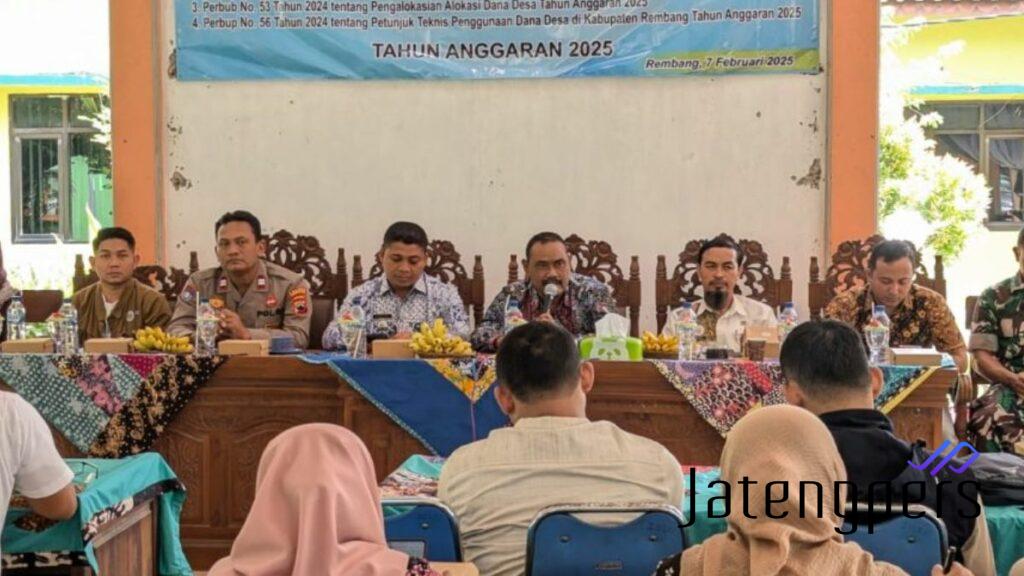 Sosialisasi Dana Desa 2025, Dinpermades Rembang Wantikan Risiko CMS Dikuasai Satu Orang