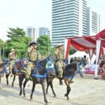 Kemenhan Resmikan 130 Prajurit Jadi Pasukan Komcad Berkuda