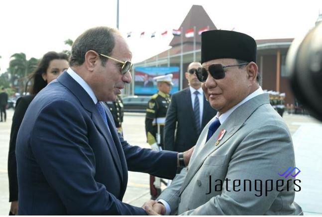 Prabowo Antar Kepulangan El-Sisi Tunjukkan Persahabatan RI-Mesir